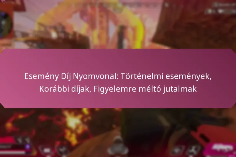 Esemény Díj Nyomvonal: Történelmi események, Korábbi díjak, Figyelemre méltó jutalmak