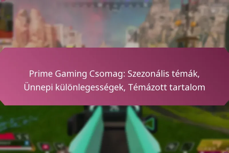 Prime Gaming Csomag: Szezonális témák, Ünnepi különlegességek, Témázott tartalom