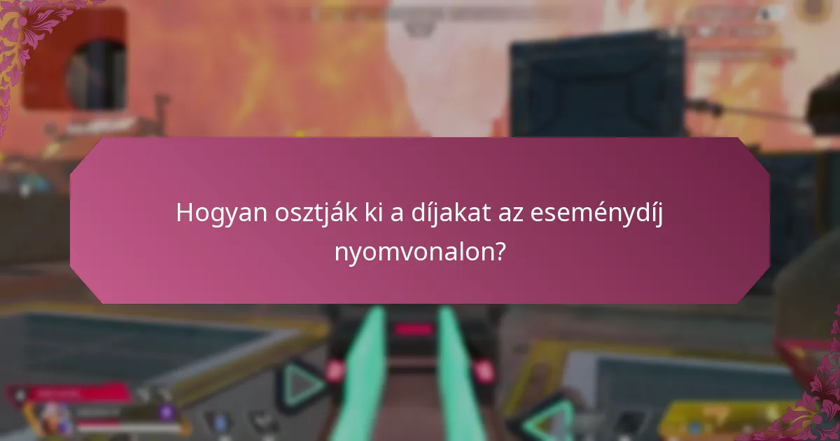 Hogyan vehet részt az eseménydíj nyomvonalon?