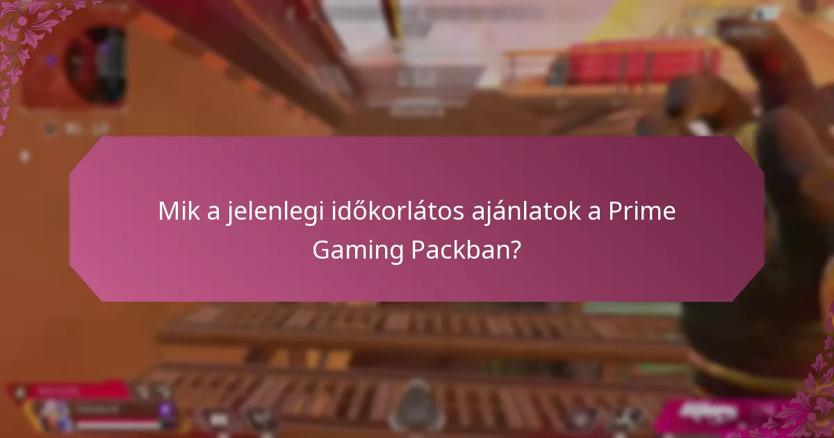 Milyen különleges partnerségek gazdagítják a Prime Gaming Packot?