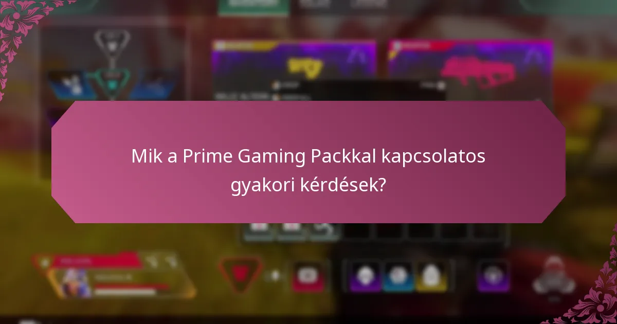 Milyen típusú játékon belüli tartalmak érhetők el a Prime Gaming Packban?